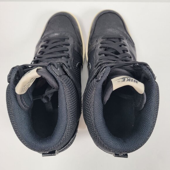 Nike Dunk Sky Hi Wedge Women's Black Sneakers 579763-001 US Size 9 - Picture 5 of 10